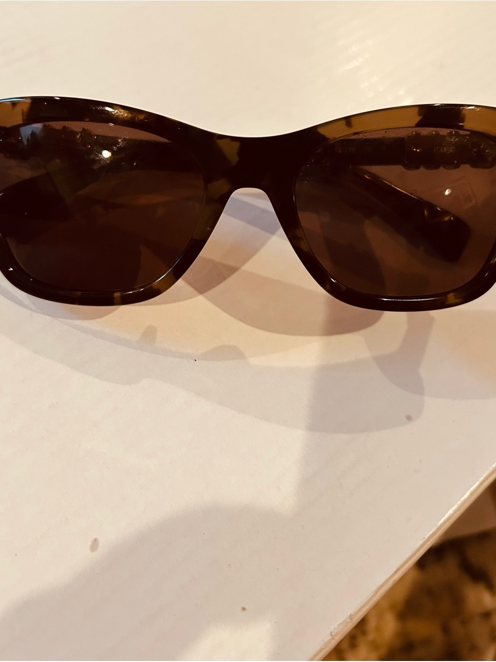 Source Unknown Tortoiseshell Sunglasses with Brown Lenses